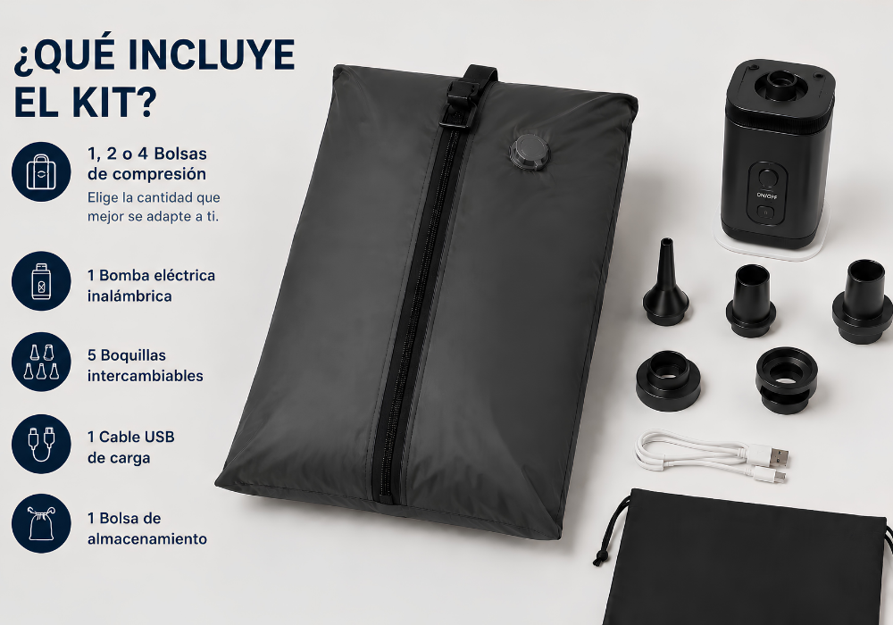 Smart Packing System™ Kit de Compresión para Viajes